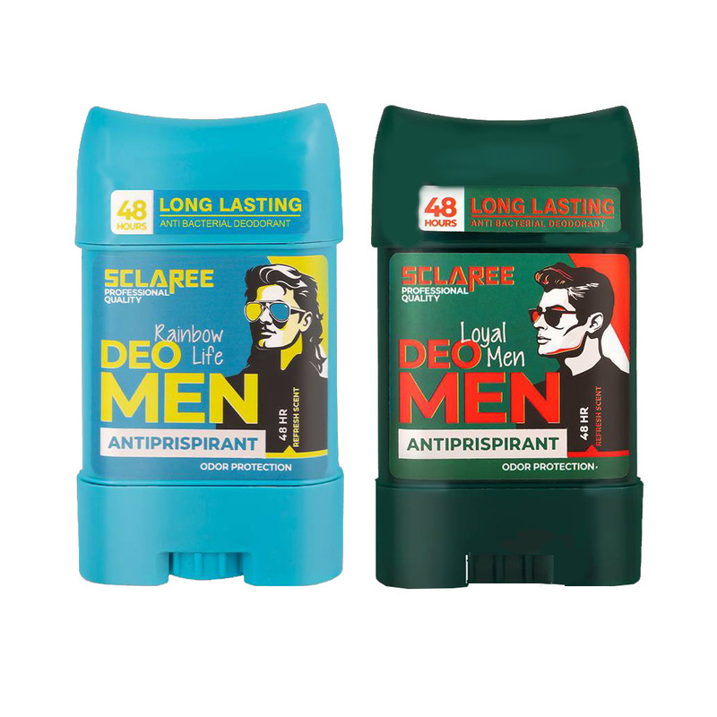 استیک ضد تعریق مردانه اسکلاره مدل Loyal men به همراه استیک ضد تعریق مردانه اسکلاره مدل Rainbow lifeحجم 75میلی لیتر