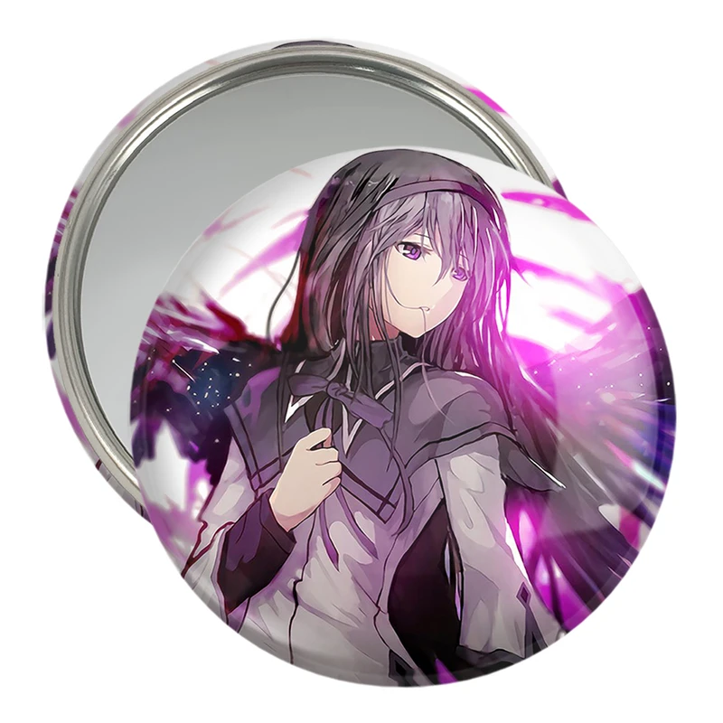 آینه جیبی خندالو مدل همورا اکامی انیمه مادوکا مجیکا Madoka Magica  کد 18396