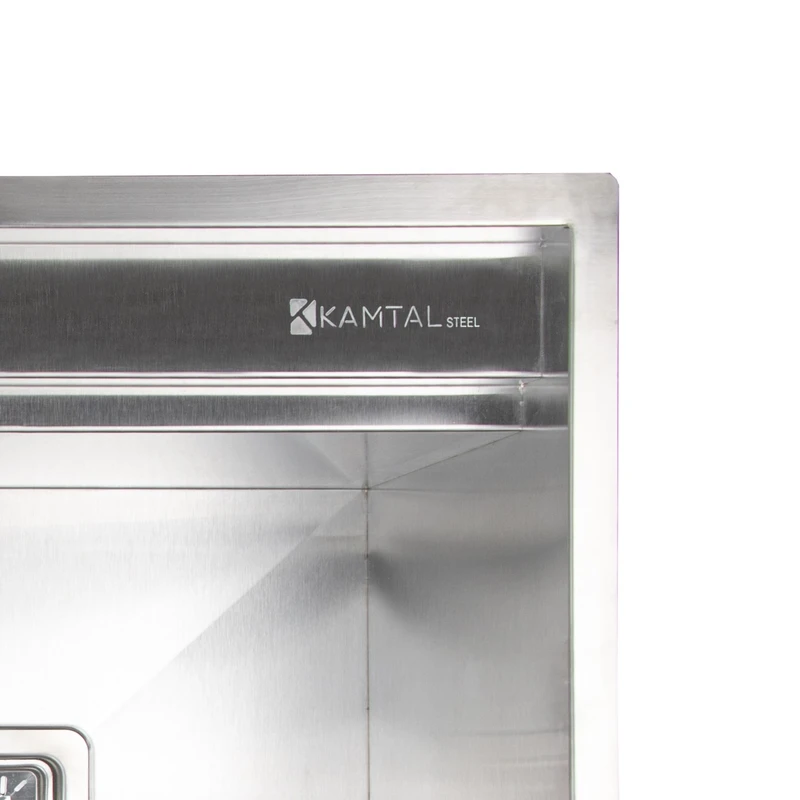 عکس شماره 2 : سینک ظرفشویی استیل توکار یک لگنه کمتال مدل a-90 basic