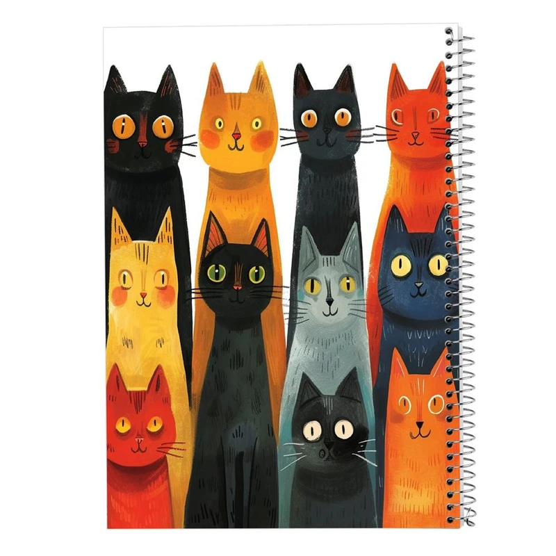 دفتر شطرنجی 50 برگ مدوپد طرح موجودات فانتزی کد DF17061