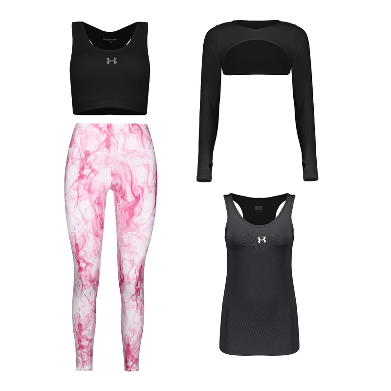 ست 4 تکه لباس ورزشی زنانه مدل 1801-4104-70-9101