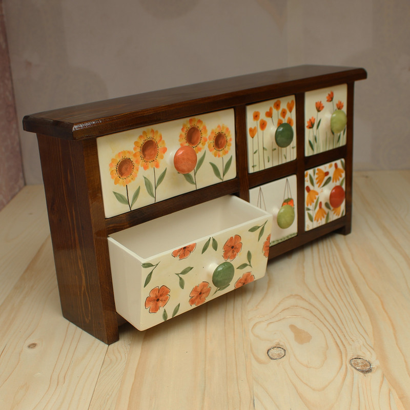 فایل کشویی مدل شش کشو ترکیبی کد 8