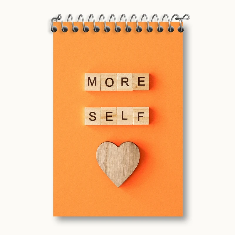 دفتر یادداشت 50 برگ خندالو مدل More Self کد F1845