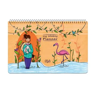 دفتر برنامه‌ ریزی 60 برگ دایان مدل هفتگی بدون تاریخ کد 424