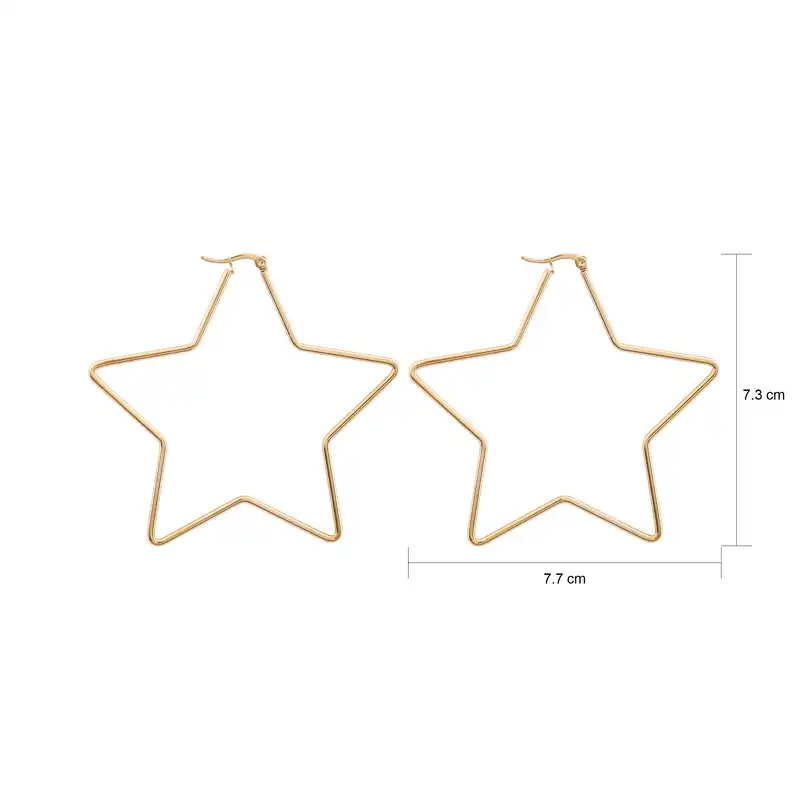 گوشواره زنانه طرح ستاره کد 1246