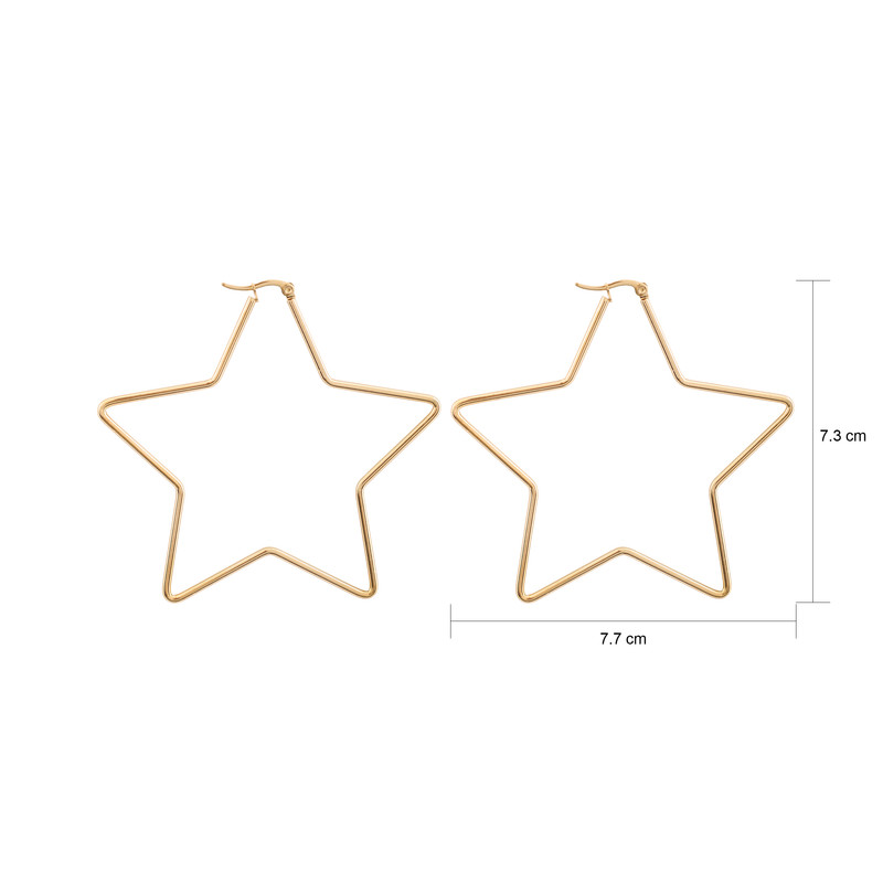 گوشواره زنانه طرح ستاره کد 1246 گوشواره زنانه طرح ستاره کد 1246