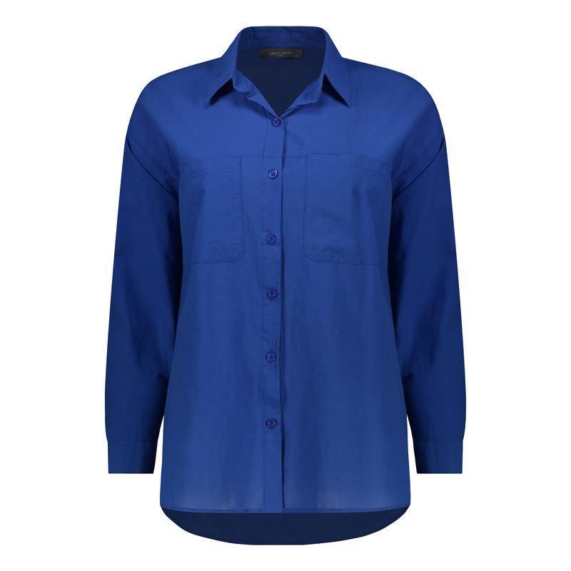 بلوز آستین بلند زنانه پیر کاردین مدل 9212102 رنگ آبی