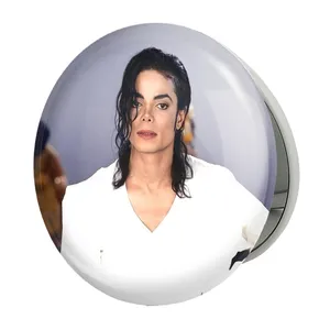 آینه جیبی خندالو طرح مایکل جکسون Michael Jackson مدل تاشو کد 19236 