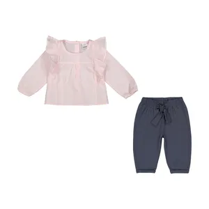 ست بلوز و شلوار نوزادی دخترانه ال سی وایکیکی مدل W153806Z1-FZP-PINK