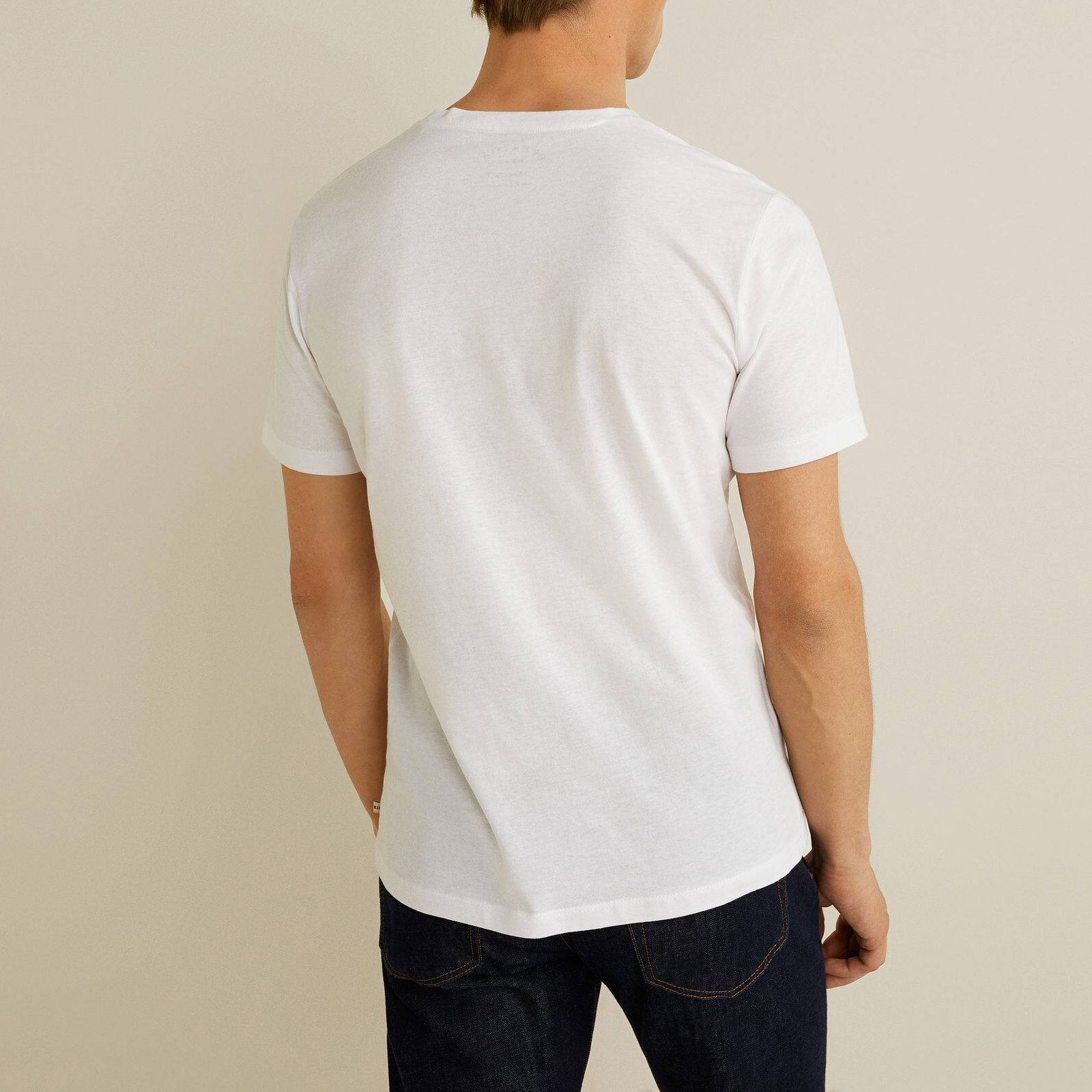 تی شرت آستین کوتاه مردانه مانگو مدل WT777CHEV -  - 4