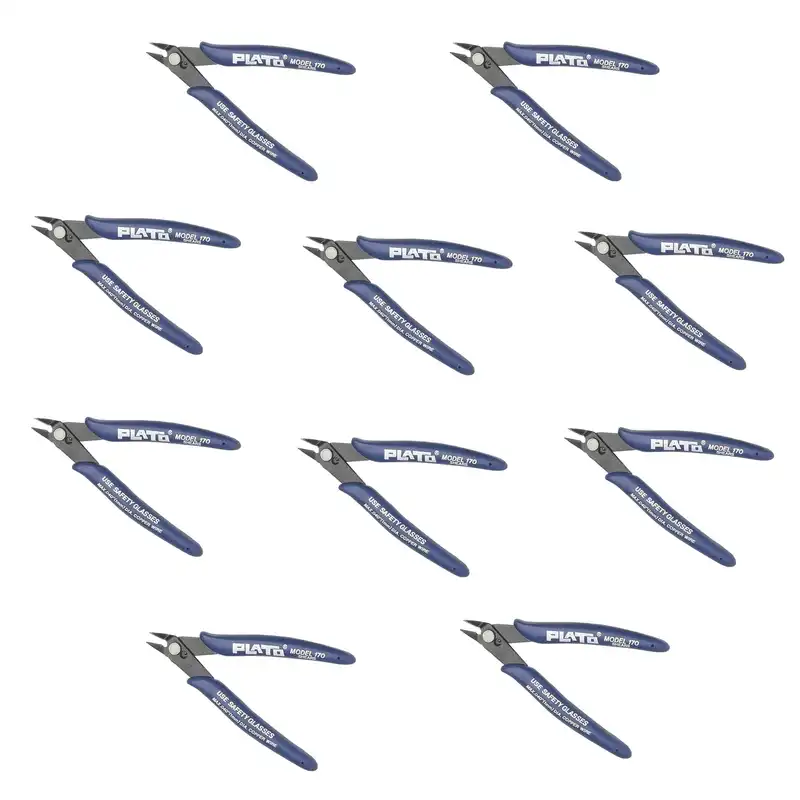 انبر کف چین پلاتو مدل 170 سایز 5 اینچ بسته ده عددی