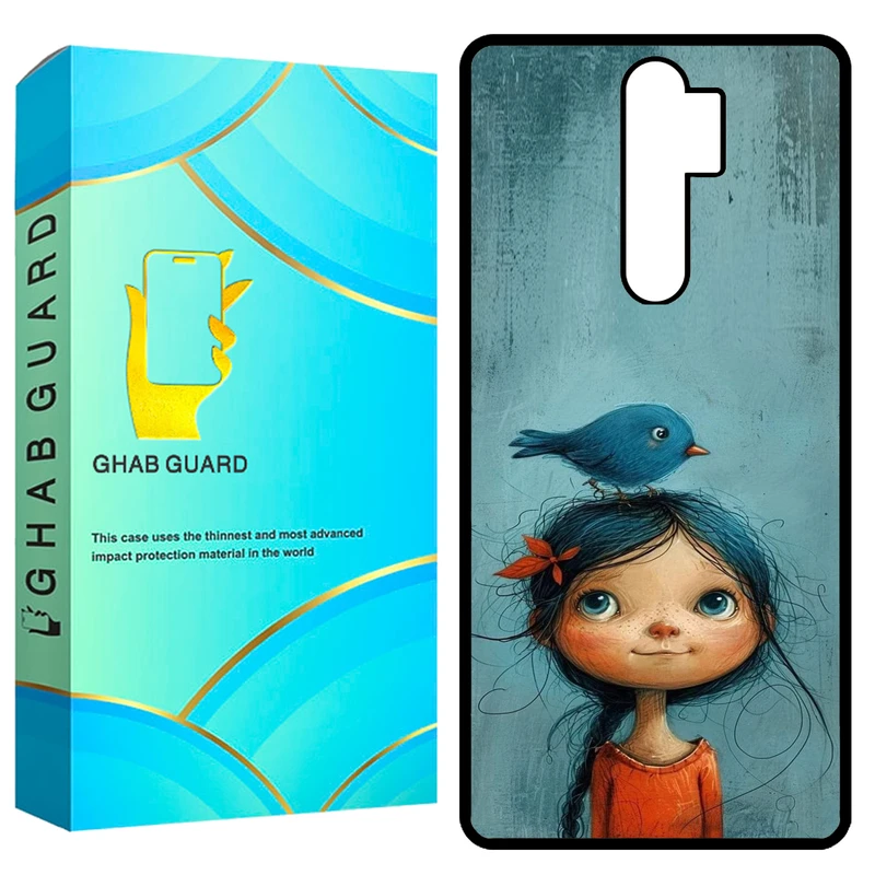 کاور قاب گارد طرح دختر و پرنده مدل GCHPN8P مناسب برای گوشی موبایل شیائومی Redmi Note 8 Pro