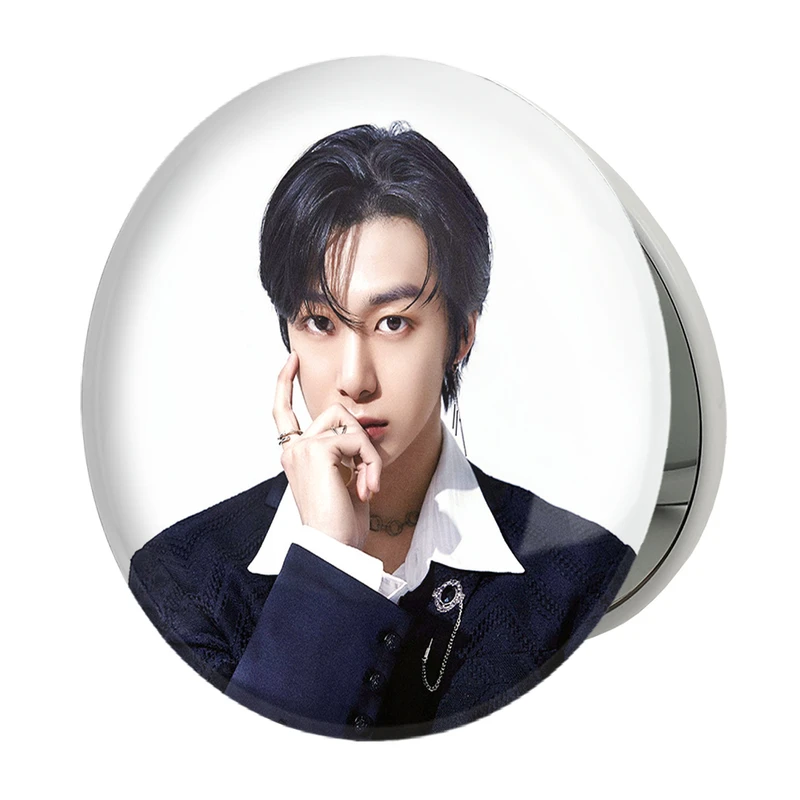آینه جیبی خندالو طرح هیونگ وون گروه مانستا اکس MONSTA X مدل تاشو کد 21180 