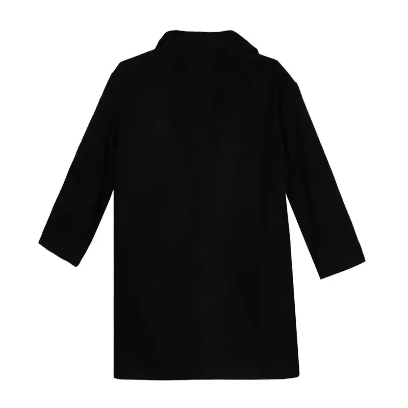 پالتو زنانه جوتی جینز مدل یقه انگلیسی کد 80855 رنگ مشکی