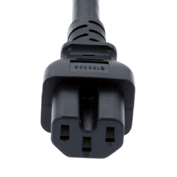 کابل برق 3 پین منبع تغذیه بافو مدل EU-C15 3Cx1.5MM طول 3 متر
