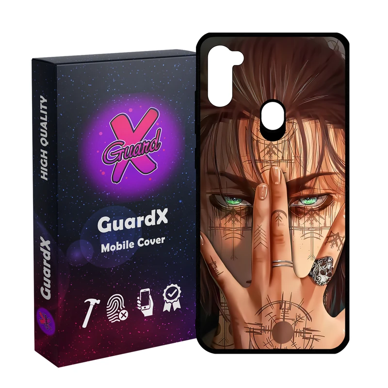 کاور گارد ایکس طرح Eren Anime مدل Glass10449 مناسب برای گوشی موبایل سامسونگ Galaxy A11/M11