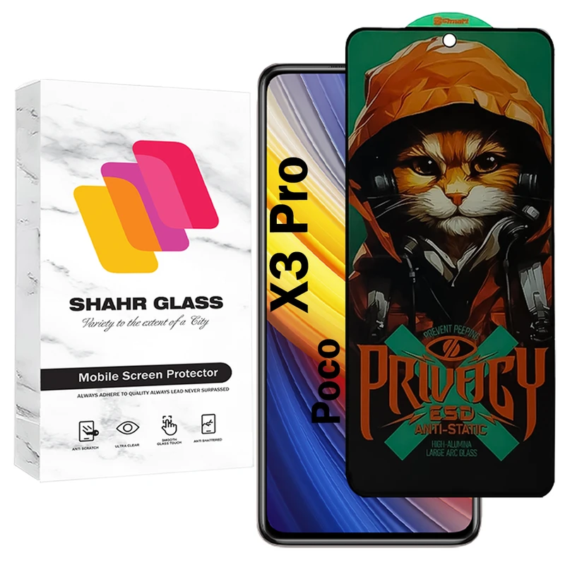 محافظ صفحه نمایش شهر گلس مدل CATPRV مناسب برای گوشی موبایل شیائومی Poco X3 Pro