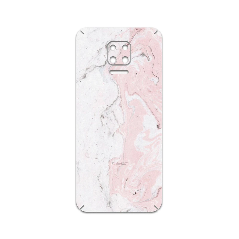 برچسب پوششی ماهوت مدل Blanco-Pink-Marble مناسب برای گوشی موبایل شیائومی Redmi Note 9S