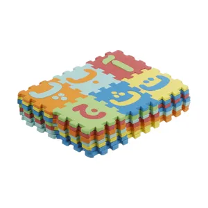 پازل 36 تکه بافوم طرح حروف و اعداد فارسی کوچک مدل فومی بسته 7 عددی 