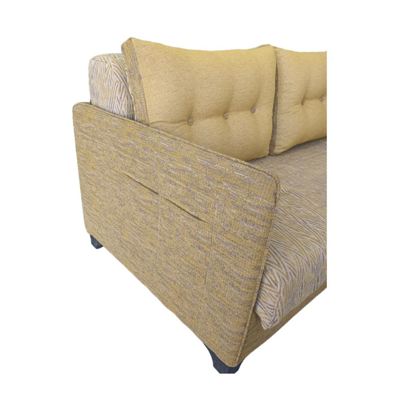 مبل تختخوابشو 2 نفره اورنگ مدل لالوسکی دسته پاکتی