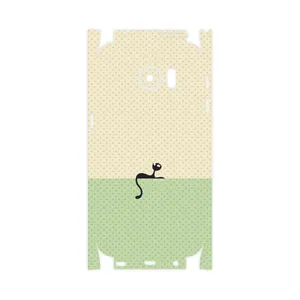 MAHOOT Minimal Internet Cat Icon-FullSkin Cover Sticker for Samsung Galaxy S7