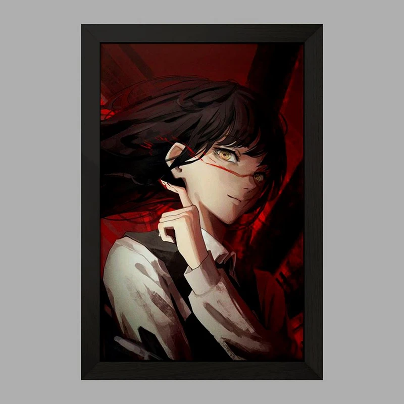 تابلو خندالو مدل میتاکا انیمه مرد اره ای Chainsaw Man  کد 23211