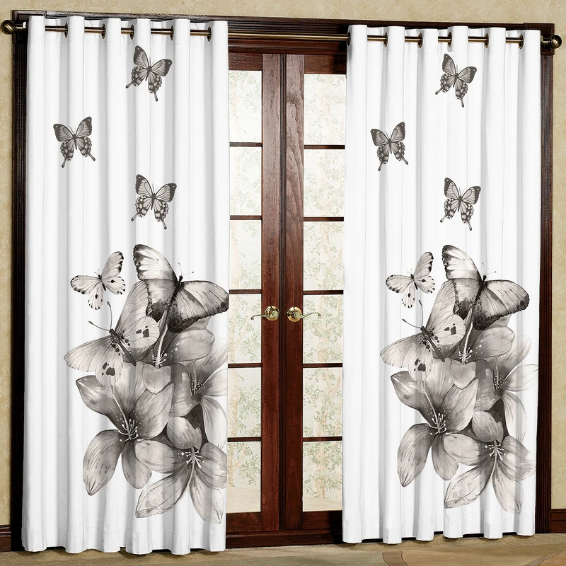 پرده مدل مخمل پانچی کد 4053T2 سایز 200x140 سانتی متر