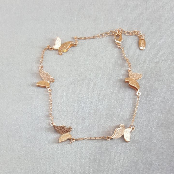 پابند زنانه وای اس ایکس مدل طرح پروانه کد 124526