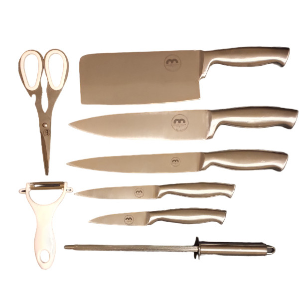 سرویس چاقو آشپزخانه 9 پارچه مدرن لایف مدل ML6606