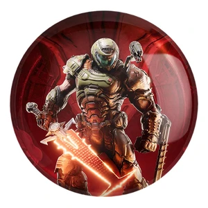 پیکسل خندالو طرح بازی دوم اترنال DOOM Eternal کد 30589 مدل بزرگ