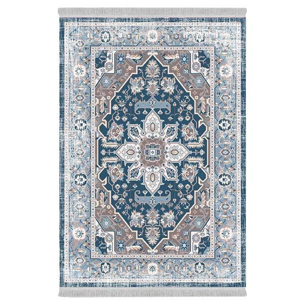 فرش پارچه‌ای دفه مدل فرشینه طرح مدرن کد 11