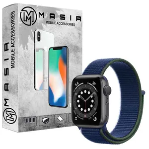 بند مسیر مدل NylOn-01 مناسب برای اپل واچ سری 1/2/3/4/5/6/7/8/SE سایز 38/40/41 میلی متری