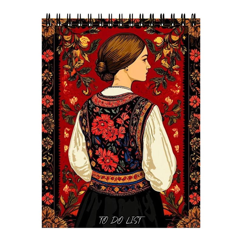 دفتر برنامه ریزی 60 برگ طرح دختر ایرانی کد 62