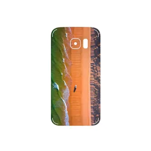 MAHOOT Beach and Green Sea Cover Sticker for Samsung Galaxy S7