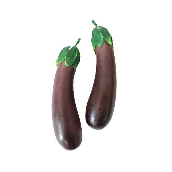 میوه تزیینی مدل بادمجان کد 586 بسته 2 عددی