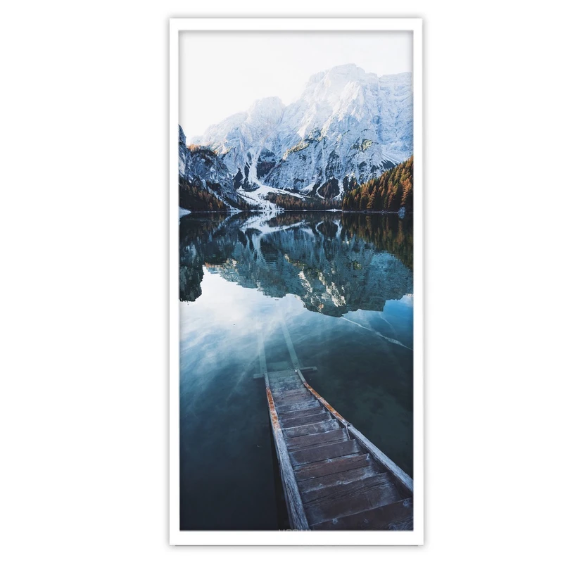 تابلو بکلیت طرح منظره دریاچه و کوهستان مدل W-S3313