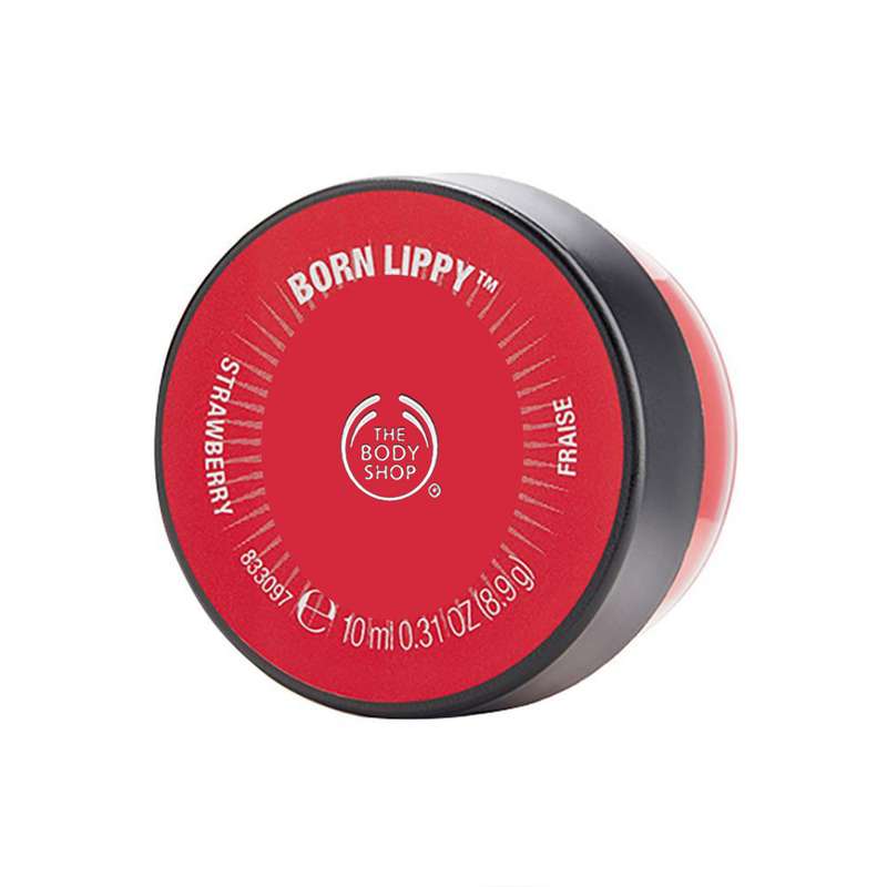 بالم لب بادی شاپ مدل Born Lippy Strawberry