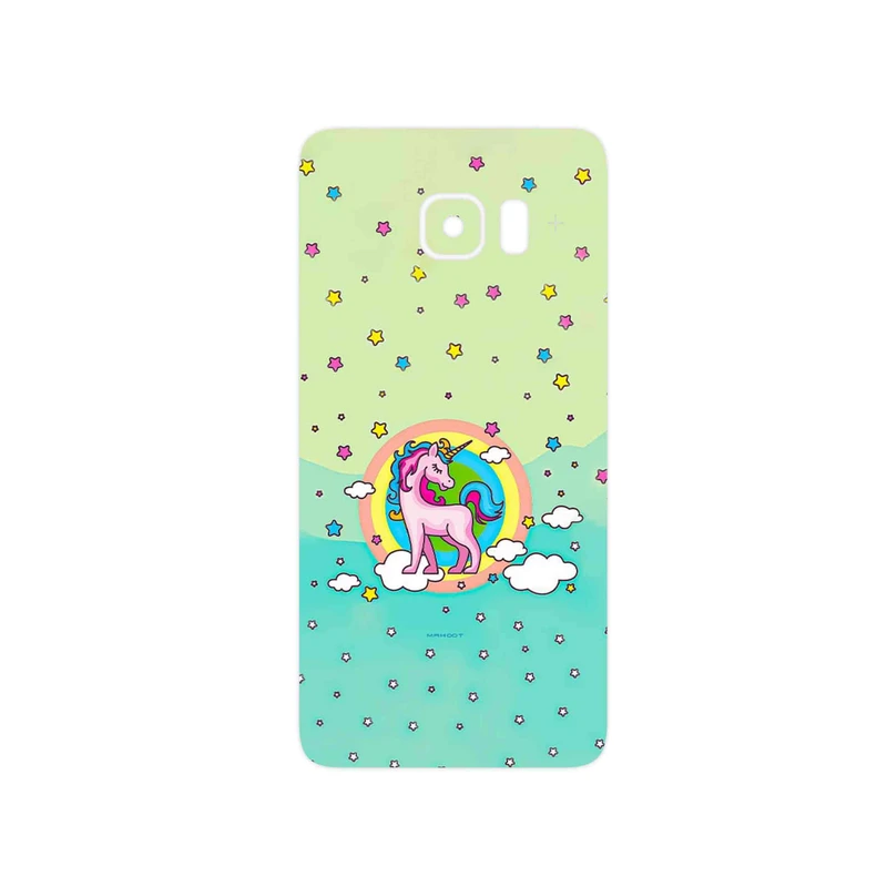 برچسب پوششی ماهوت مدل Rainbow unicorn adventure مناسب برای گوشی موبایل سامسونگ Galaxy S6 Edge Plus