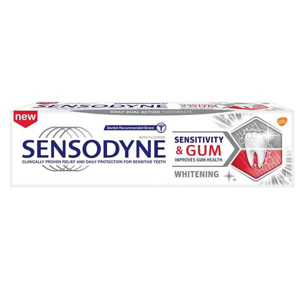 خمیر دندان سنسوداین مدل SENSITIVITY & GUM حجم 75 میلی لیتر 