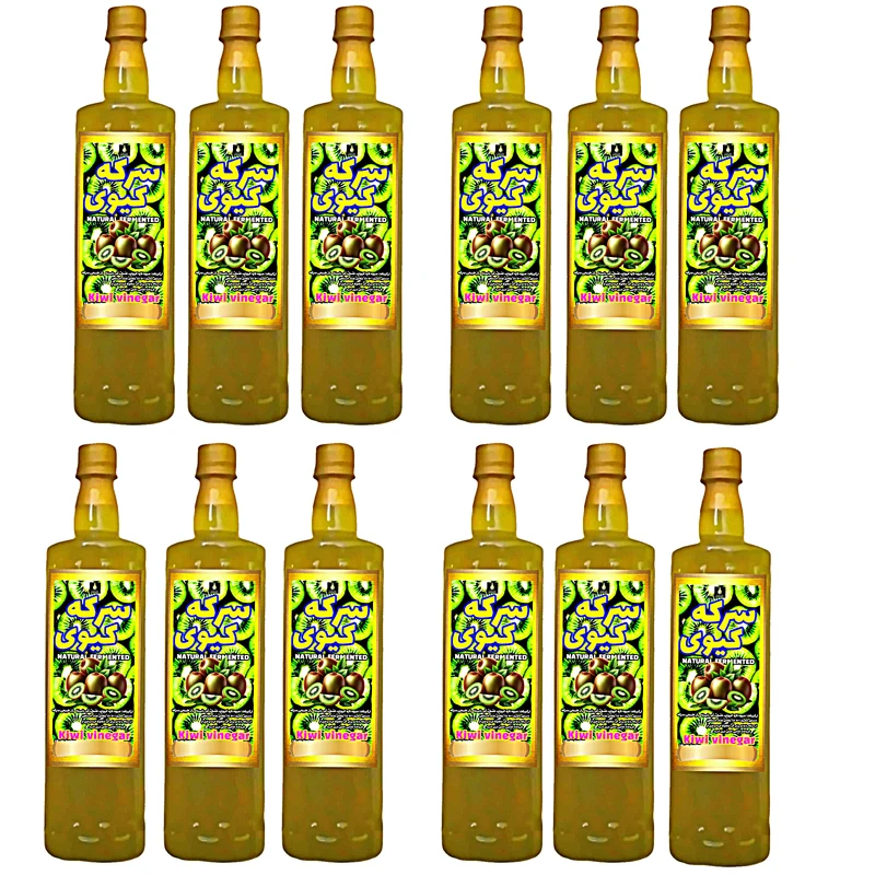 سرکه کیوی خمری سرکه سرا - 1 لیتر بسته 12 عددی