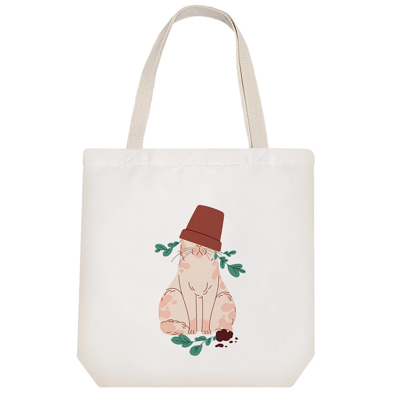 ساک خرید خندالو مدل گربه کد H1471