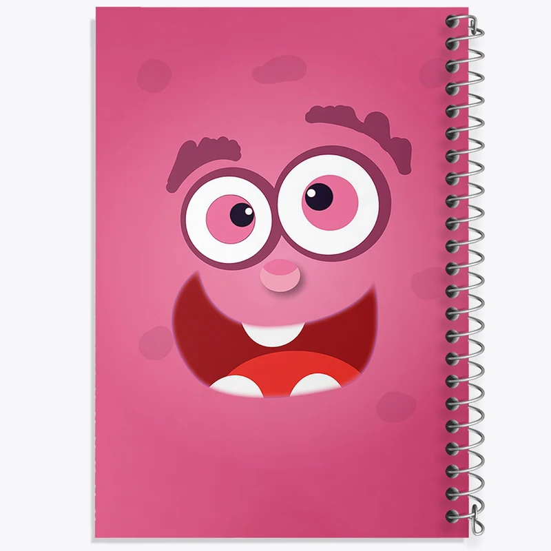 دفتر مشق 100 برگ خندالو طرح هیولای بامزه کد N1131