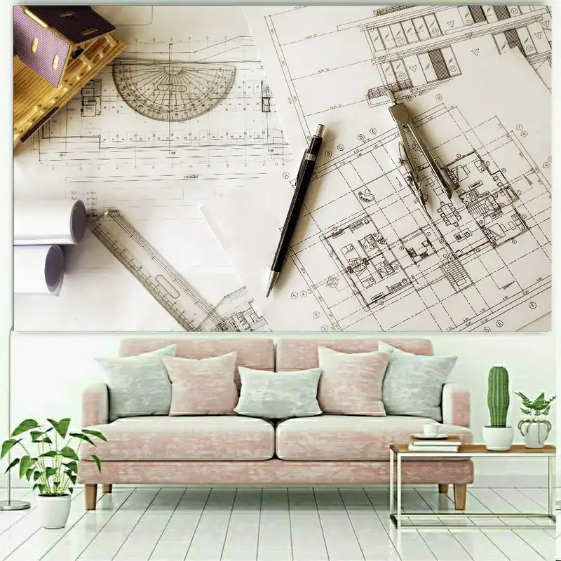 تابلو بوم طرح مهندسی ساختمان مدل SDB2806