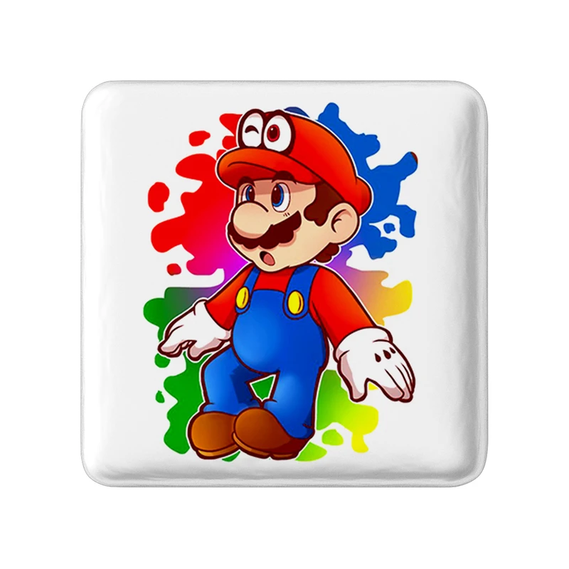 پیکسل خندالو طرح سوپر ماریو مدل مربعی کد 30445