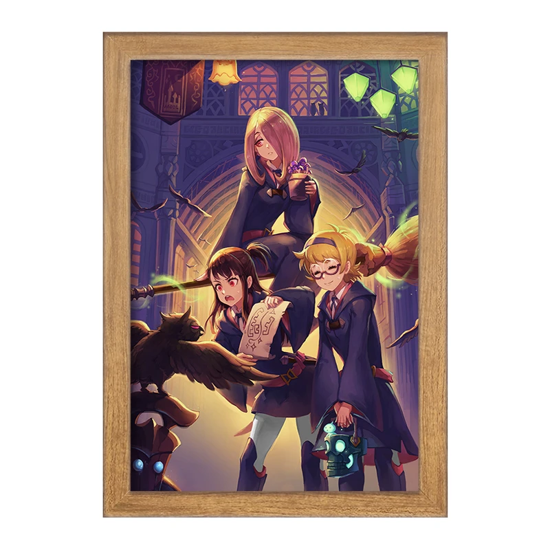 تابلو خندالو مدل اکو انیمه جادوگران کوچک Little Witch Academia  کد 22887