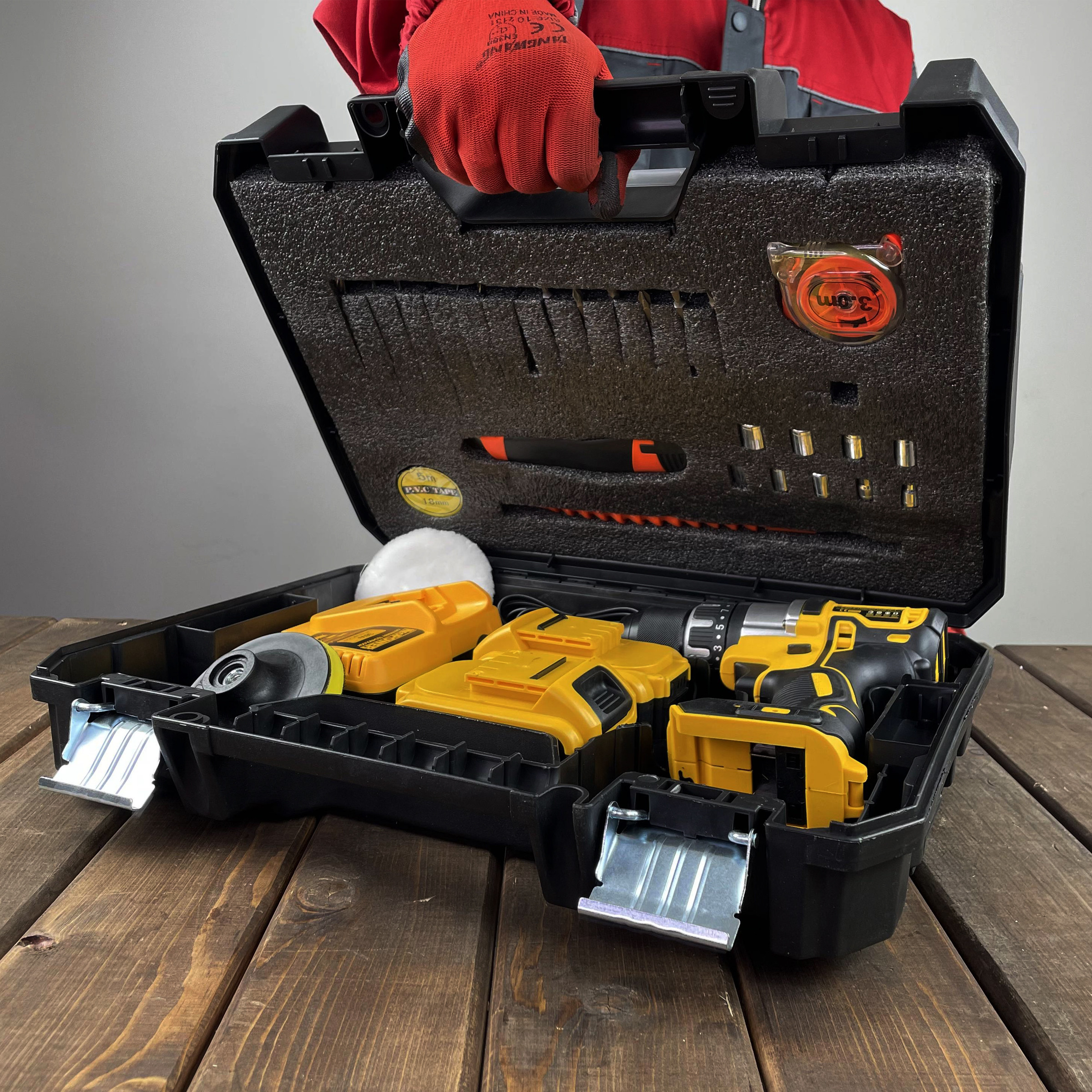 مجموعه 30 عددی دریل پیچ گوشتی چکشی شارژی نئوپاور کد 36v مجموعه 30 عددی دریل پیچ گوشتی چکشی شارژی نئوپاور کد 36v