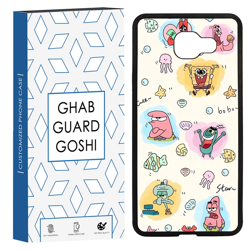 کاور قاب گارد گوشی طرح باب و پاتریک کد TPU-198 مناسب برای گوشی موبایل سامسونگ Galaxy A7 2016 / A710