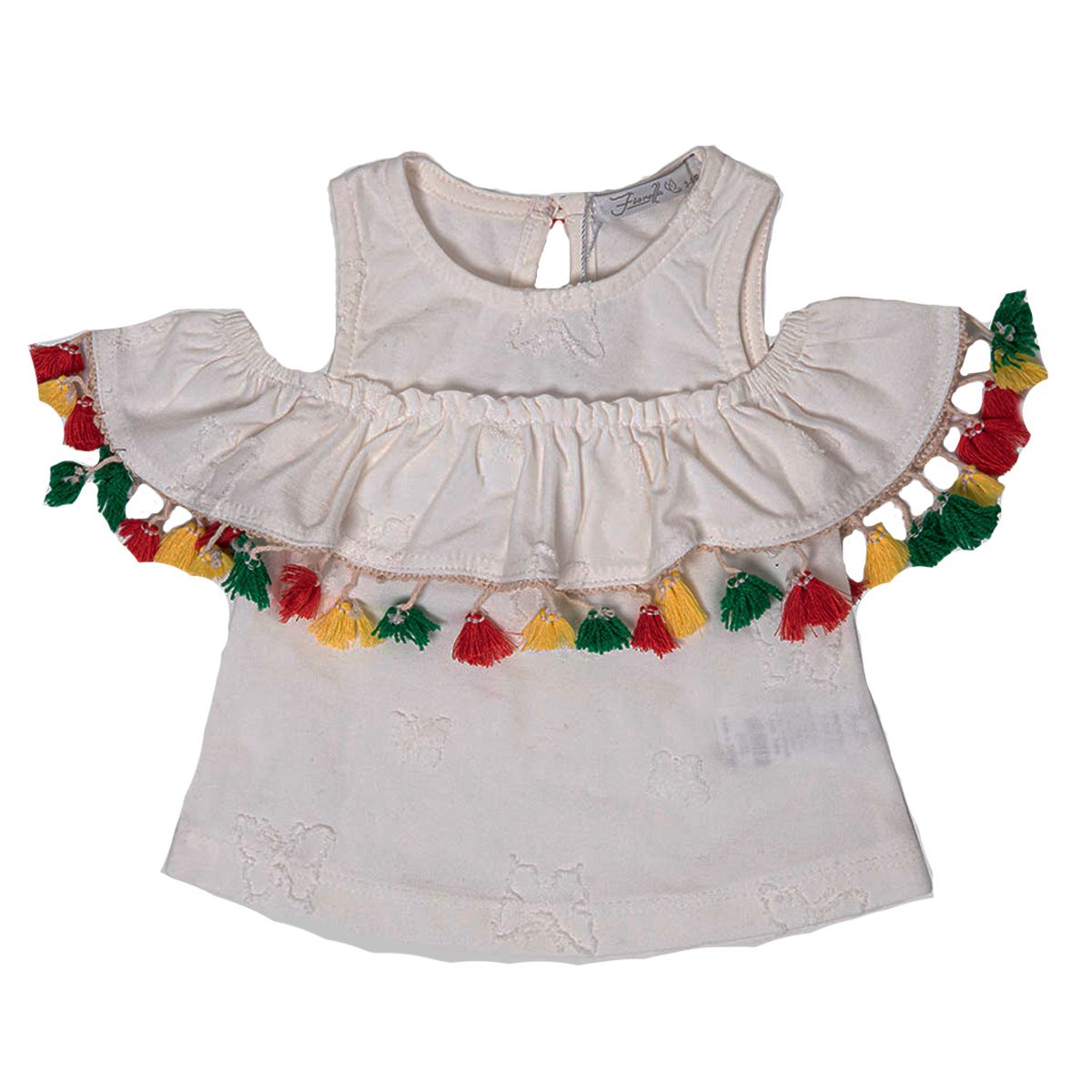 ست تی شرت و شورت نوزادی دخترانه فیورلا مدل 21013 -  - 2
