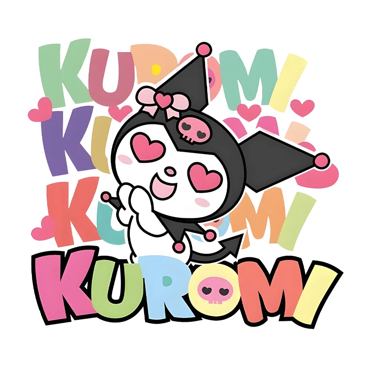 استیکر پارچه و لباس پاد آفرین مدل کارتونی کرومی کد S3632