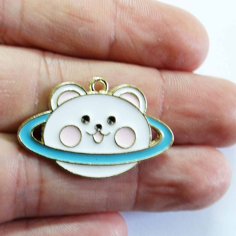 آویز گردنبند بچگانه مدل خرس خندان جذاب کد AG 1011